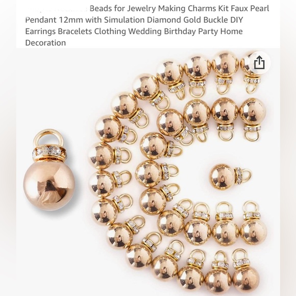 Hand Crafted 🎄 Holiday Ball Dangle Earrings - Picture 7 of 8